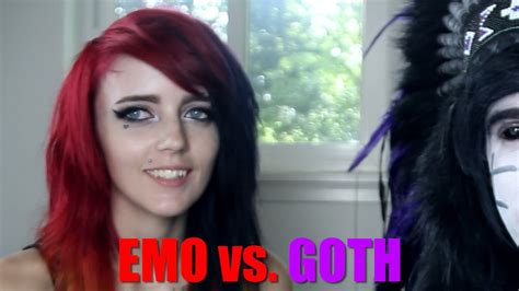 The Difference Between Emo And Goth Youtube
