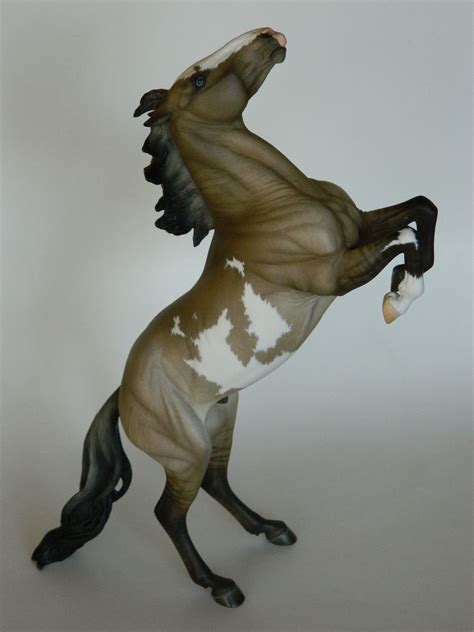 Wa Hoo Resin Mustang In Grulla Overo Painted By Sommer Prosser