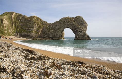 Famous Natural Coastal Arch Of Durdle Door On The Jurassic Coast