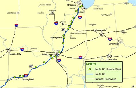 Illinois And Missouri Map Route A Discover Our Shared Heritage Travel