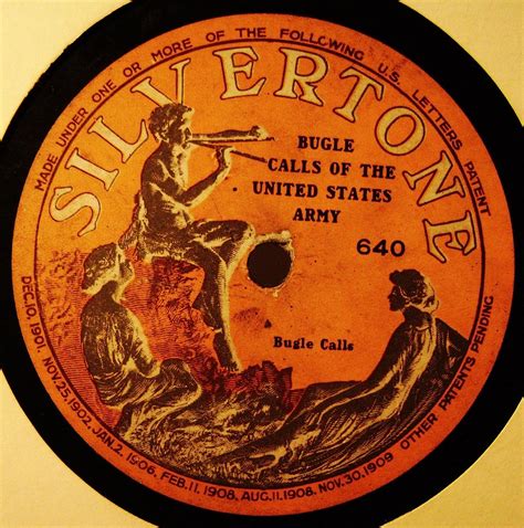 Unkown Bugle Calls Of The United States Army 78 Rpm Music