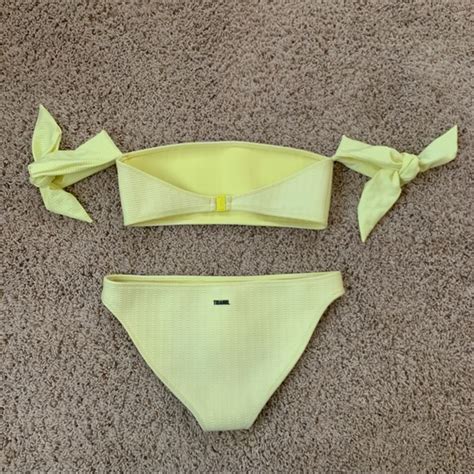 Triangl Swimwear Swim Triangl 2 Pc Yellow Bikini Poshmark