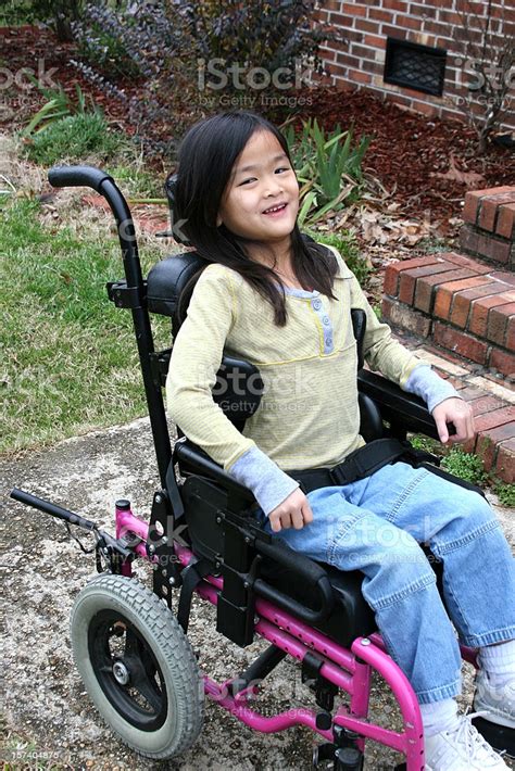 Little Girl In Wheelchair Stock Photo Download Image Now Istock