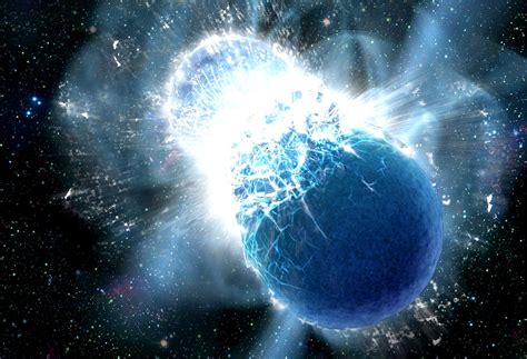 Collisions Of Neutron Stars Produce Powerful Gamma Ray Bursts And