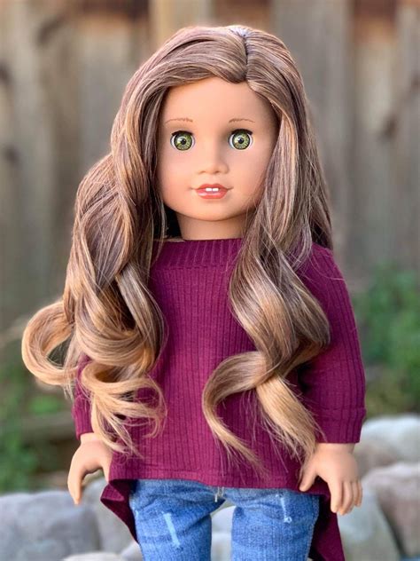 11 Custom American Girl Doll Wig For All 18 Dolls By Etsy American