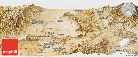 Kabul has been the capital of afghanistan since about 1776. Satellite Panoramic Map of Kabul