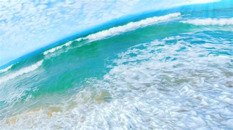 Ocean Waves By Exobiologyart On Deviantart