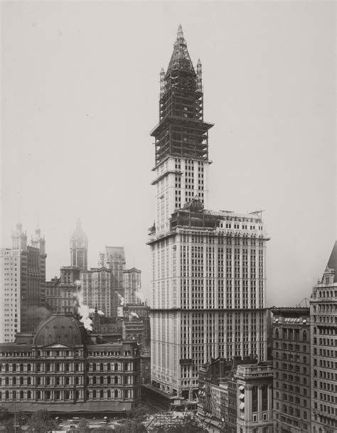 Vintage New York City Manhattan Skyscrapers Early 20th