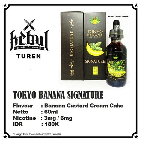 Jual Tokyo Banana Signature Di Lapak Kebul Vape Store Turen Bukalapak