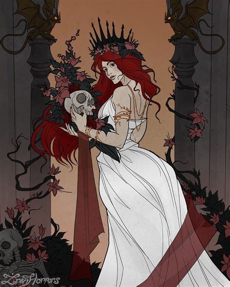 Persephone Queen Of The Underworld By Iren Horrors Hel Goddess