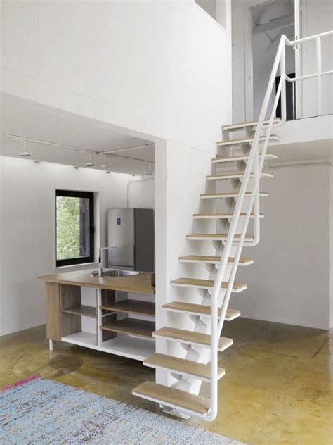 Newest Small Loft Stair Ideas For Tiny House 45 Tiny House Stairs