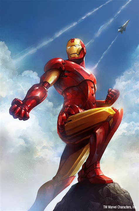 Comic Book Art Iron Man By Blaz Porenta An Exploring