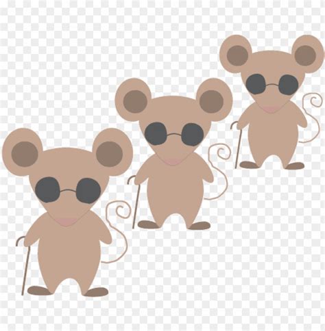 3 Blind Mice Three Blind Mice Clipart Png Image With Transparent
