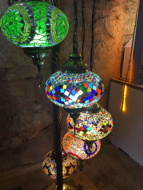 Handmade Turkish Mosaic Floor Lamp Lamps Grandbazaarshopping Com