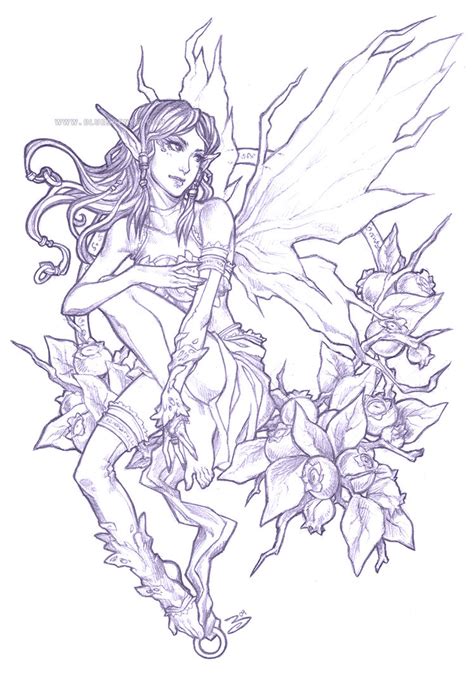 Fairy Pencil Sketch
