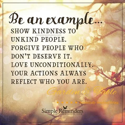 Be An Example Show Kindness Quote Quotes