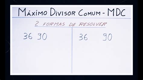 Insira O Máximo Divisor Comum De 3 E 15