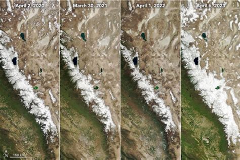 Images Show Scale Of Sierra Nevadas Record Breaking Snowpack