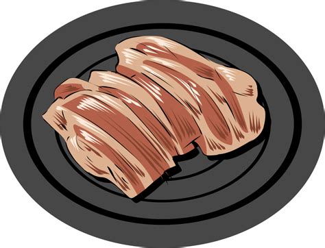 Grilled Pork Belly Png Graphic Clipart Design 20003345 Png