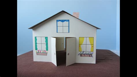 This powerful home design tool is immersive enough to make it seem like you are. 3D Paper House Children's Craft | Doovi