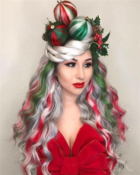 Christmas Hair Color And Hairstyle Ideas For Festive Locks