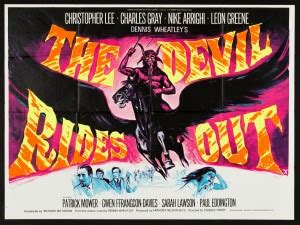 Rated r (drug use, profanity, sex, violence). THE DEVIL RIDES OUT (1968) Hammer Horror Classic UK Quad ...