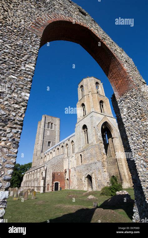 Wymondham Abbey Norfolk England Uk Gb Stock Photo Alamy