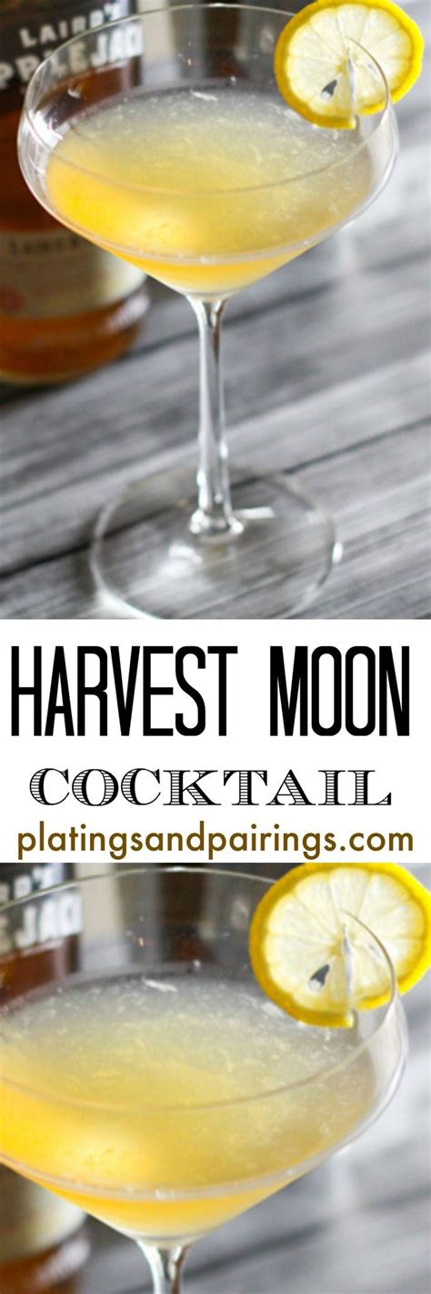 Harvest Moon Cocktail Platings And Pairings Fancy Drinks Mixed Drinks Cocktails Yummy Drinks