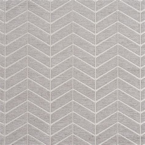 B0880a Grey And Silver Woven Chevron Chenille Upholstery Fabric