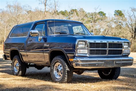 No Reserve 24k Mile 1992 Dodge Ramcharger Le 4x4 For Sale On Bat