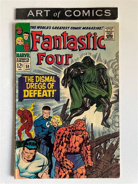 The Fantastic Four 58 Doctor Doom And Silver Surfer Catawiki