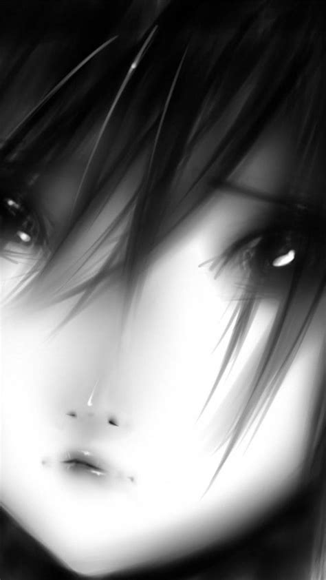 Top 999 Sad Anime Girl Black And White Wallpaper Full Hd 4k Free To Use