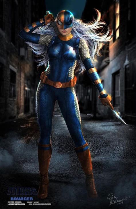 Official Titans Season 2 Ravager Concept Art By Artlover67 On Deviantart Dc Comics Women