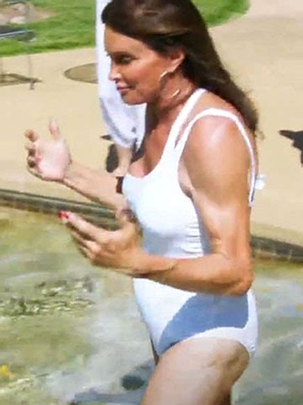 Caitlyn Jenner Wears Swimsuit With Kim Kardashians Help