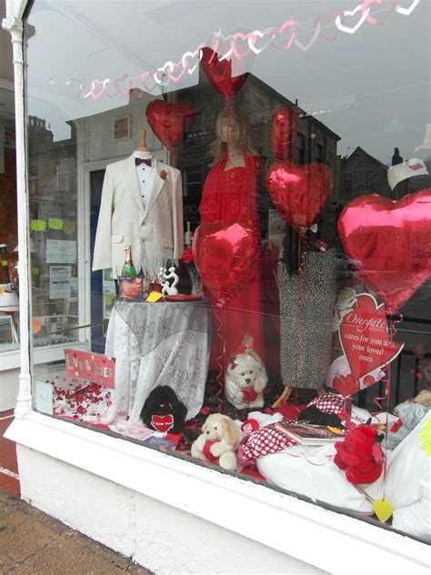 Valentines Day Valentines Window Display Shop Valentines Charity Shop