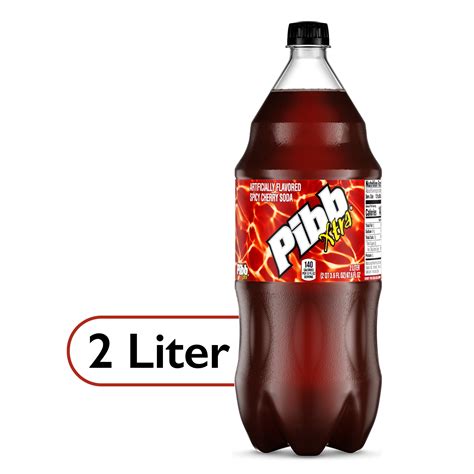 Pibb Xtra Spicy Cherry Soda Pop 2 Liter Bottle