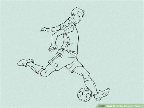 4 Ways To Draw Soccer Players Wikihow
