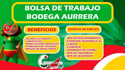 ≫ Bolsa De Trabajo Bodega Aurrera 2023 2024 ️【 Diciembre 2023】