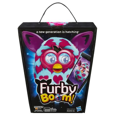 Furby Boom Pink Hearts Plush Toy 1012365 En Mercado Libre