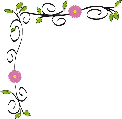 Free Free 267 Simple Flower Border Svg SVG PNG EPS DXF File