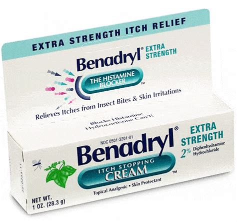 Benadryl Extra Strength Cream Is An Effective Topical Cream For The