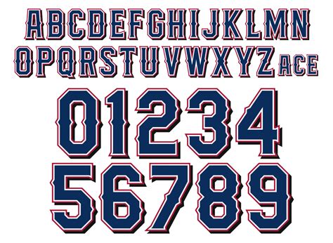 8 Jersey Letter Font Styles Images Jersey Letters Font Jersey Number