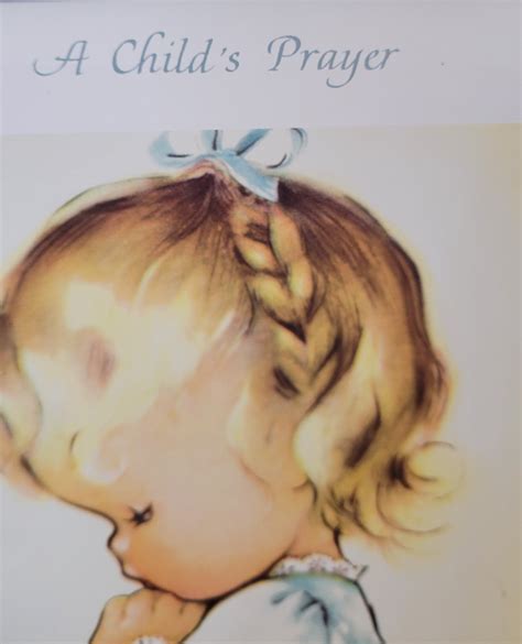 A Childs Prayer Vintage Print Now I Lay Me Down To Sleep Prayer With