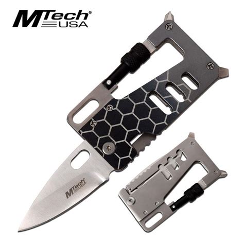 Wallet Style Folding Knife Multi Tool Tactical Survival Edc