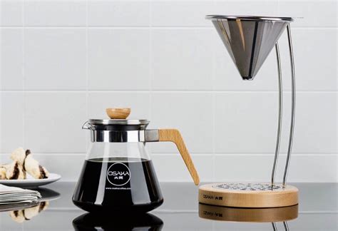 Shop coffee dripper stand at urban outfitters today. Osaka Pour-Over Coffee Dripper with Wood Stand — Tools and ...