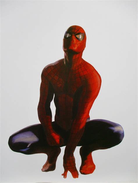 Marvel Comic Alex Ross Poster Spider Man Spiderman EBay