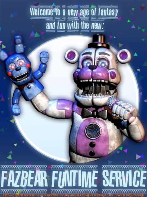 Fazbear Funtime Service Funtime Freddy Poster Fanmade Obviously