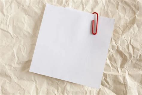 Wrinkled Note Paper — Stock Photo © Tanatat 24723427