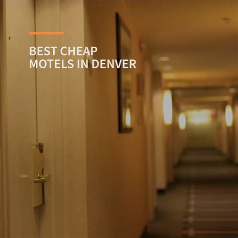 Best Cheap Motels In Denver For Your Stay Motel