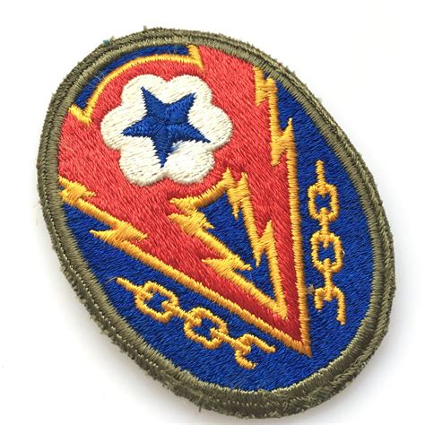 Review Of Army Patch With Lightning Bolt References